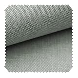 novely® LUSO | Feiner Stoff Polsterstoff Bezugsstoff Möbelstoff | Meterware | 1 lfm (32 Silbergrau)