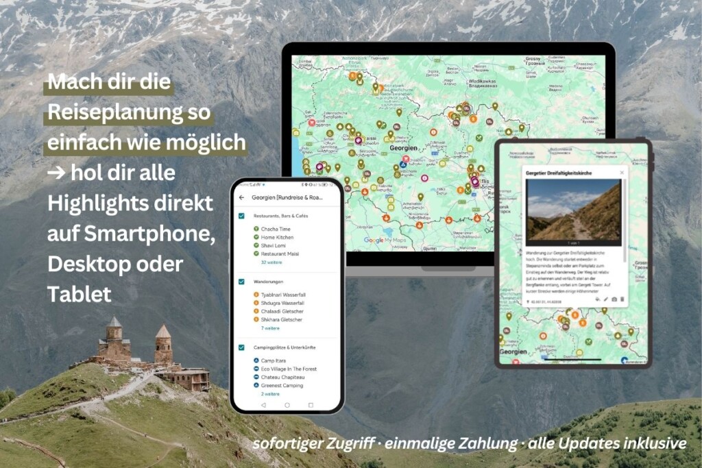 Digitale Reiseführer: Beispiel Georgien.