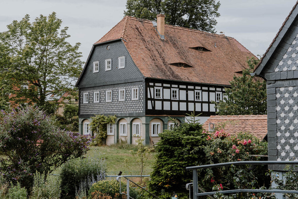 Camping Oberlausitz Tipp: Umgebindehaus in Obercunnersdorf.